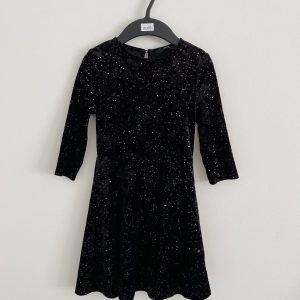 Obleka z bleščicami in 3/4 rokavi George - št. 116/122