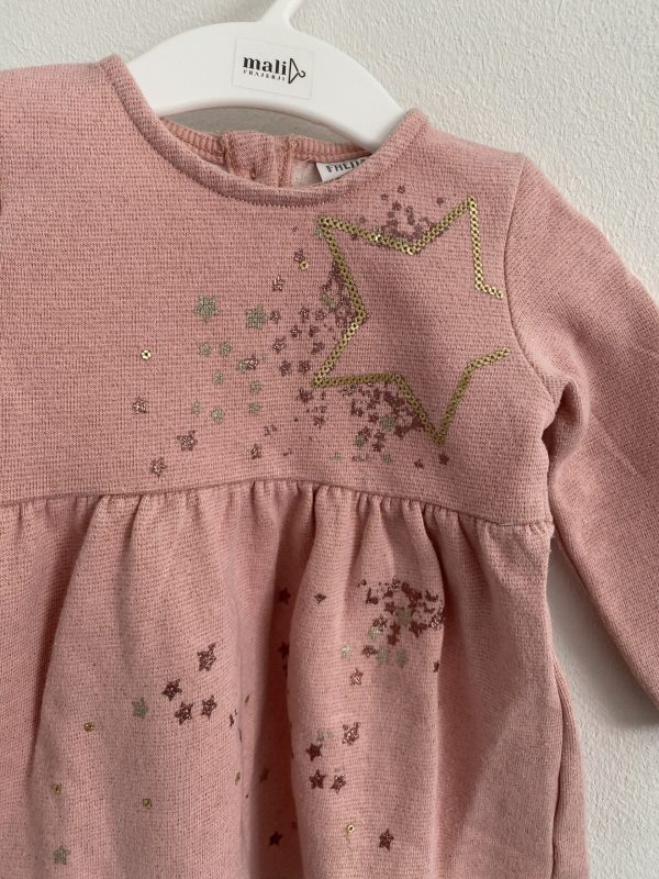 Podložena obleka z dolgimi rokavi Fred&Flo - št. 68/74