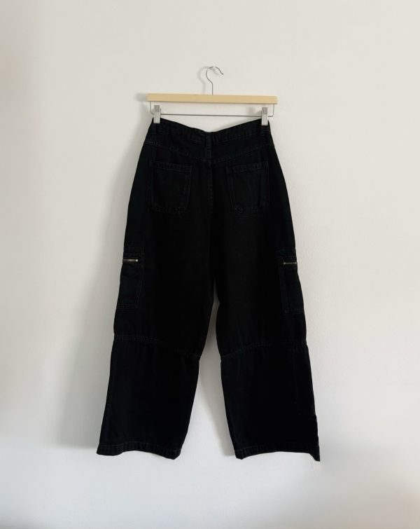 img_1154-3 Cargo jeans hlače s širokimi hlačnicami Denim&co. - št. 164