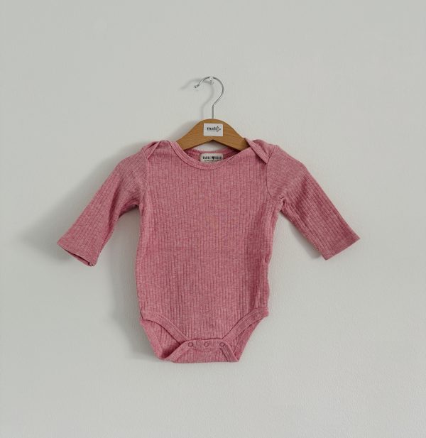 Rebrast bodi z dolgimi rokavi Rabbit Bear - št. 68/74