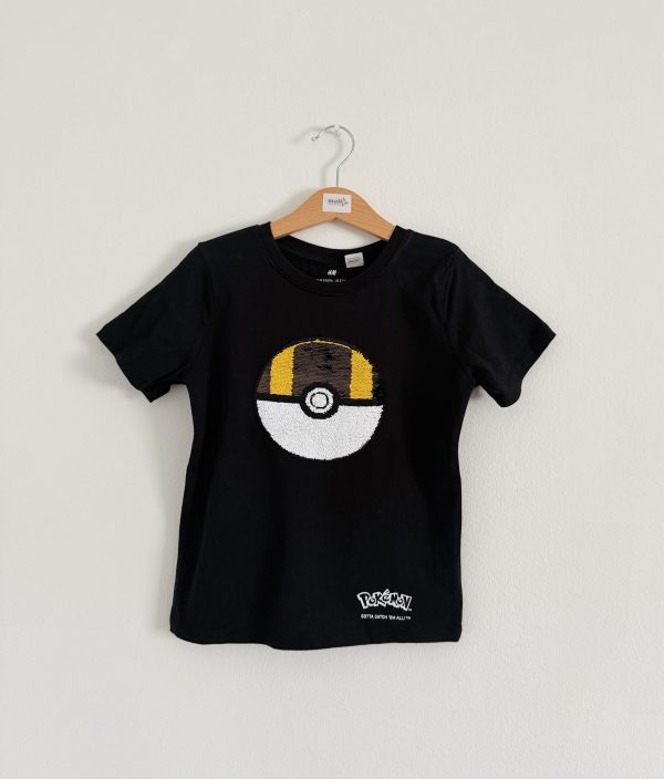Pokémon majica z aplikacijo gor/dol H&M - št. 110/116